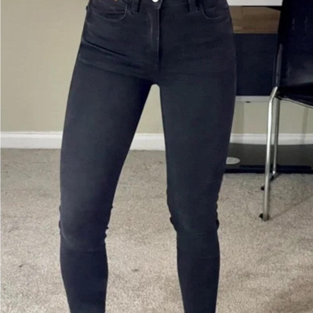 Women's Black Distressed Jeans